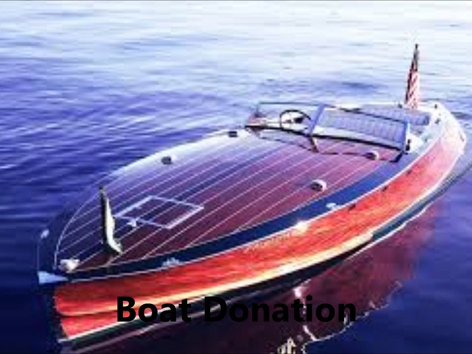 Boat Donation to help the needy