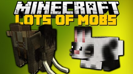Minecraft: LOTS OF MOBS MOD (Bears, Dragons & Wyverns) Mod Showcase