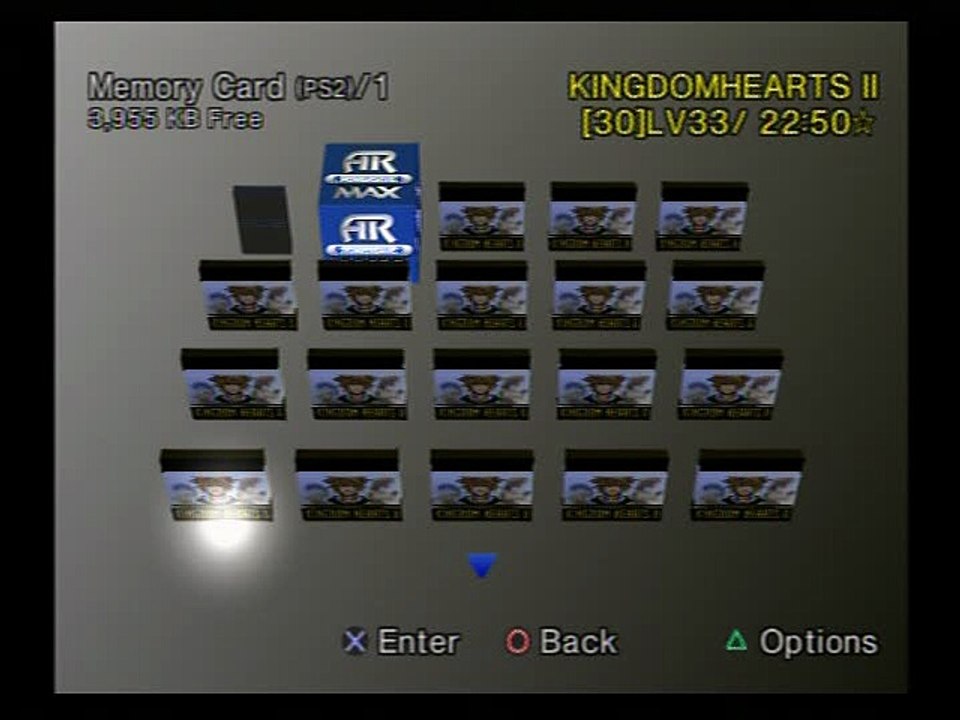 The REAL Memory Card with the fewest KH Saves