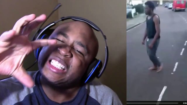 Black Guy Knocks Man Out Then Tries To Go Super Saiyan REACTION!