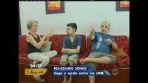 Deficiente auditivo e visual vira exemplo de superação