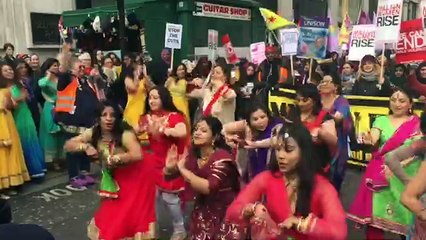 #women's march #Indian ladies #Awesome# London