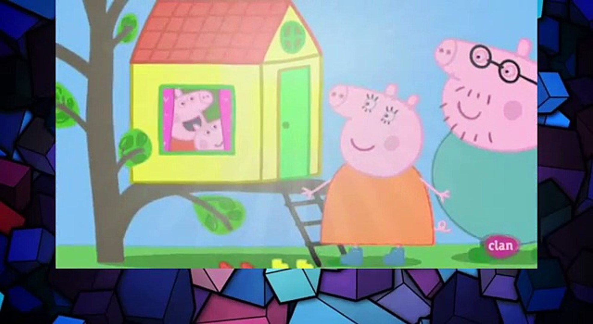 peppa pig en la casa del árbol