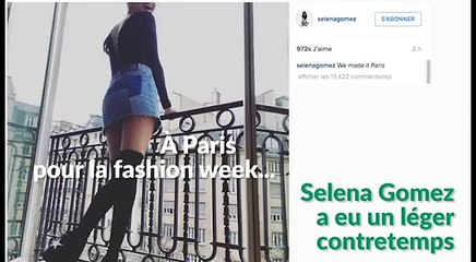 Selena Gomez, coincée dans un ascenseur à Paris, filme son sauvetage