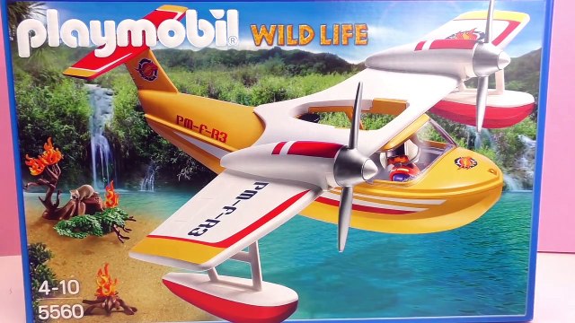 Canadair Playmobil Wild Life 5560 – Le pompier éteind les feux Unboxing