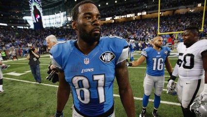 Download Video: Lions wide receiver Calvin Johnson retires