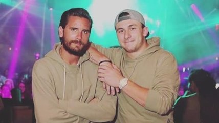 Scott Disick de fiesta con Johnny Manziel en Vegas