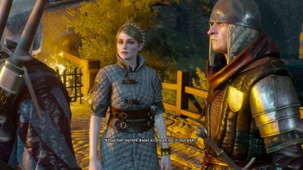 THE WITCHER 3 WALKTHROUGH PART 85 - FENCING LESSONS & BROKEN FLOWERS