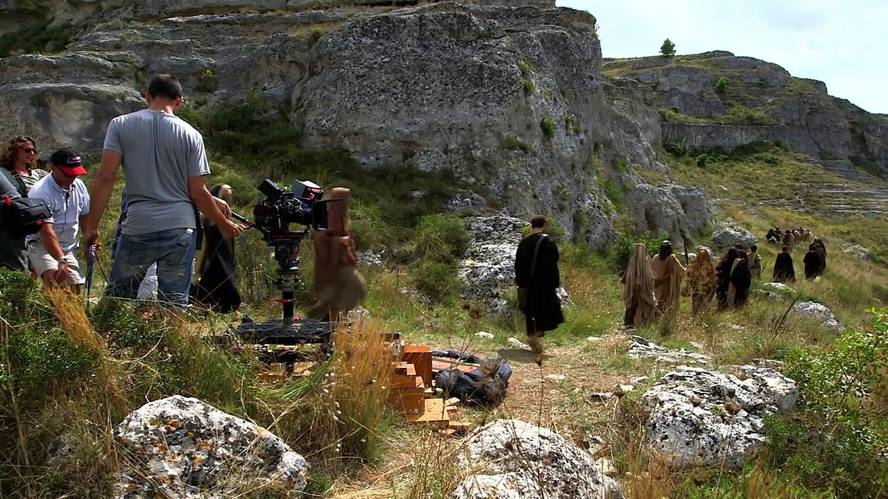 On the set of THE YOUNG MESSIAH -movie trailer