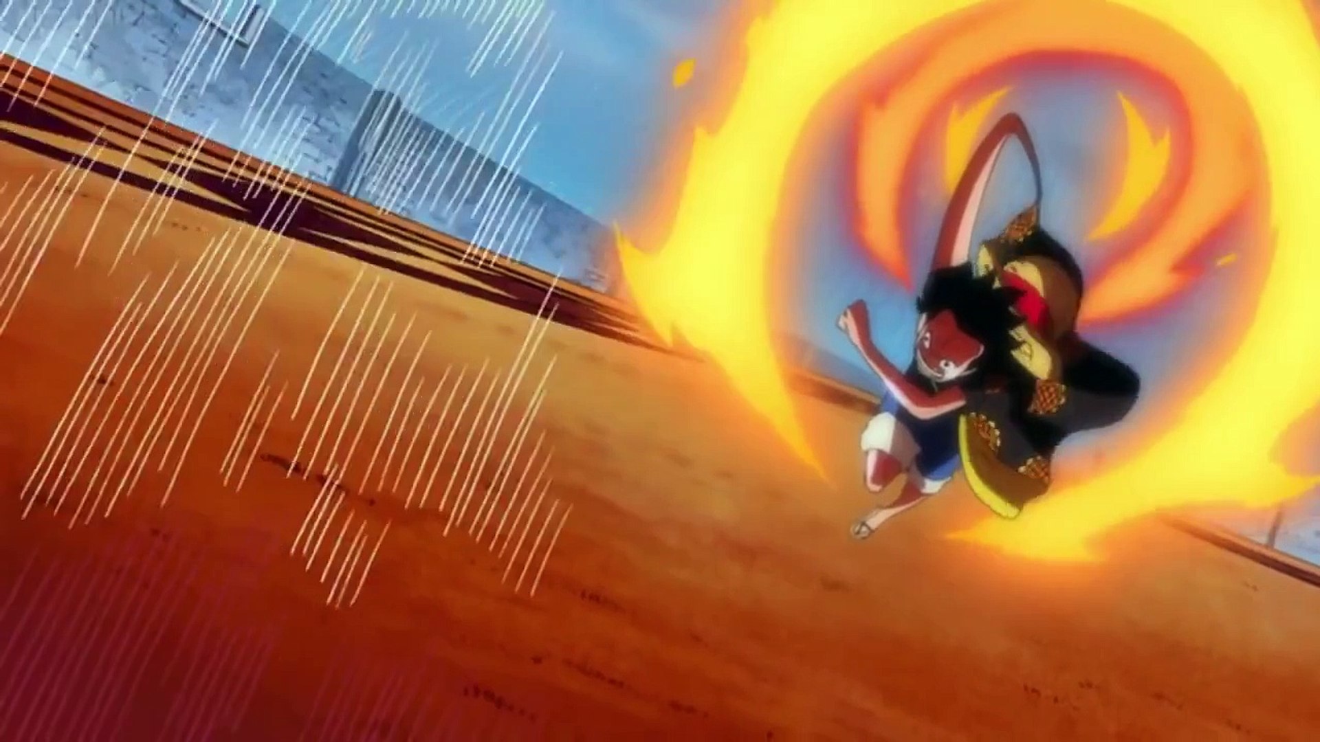 Luffys Red Hawk Against Doflamingo Hd Video Dailymotion
