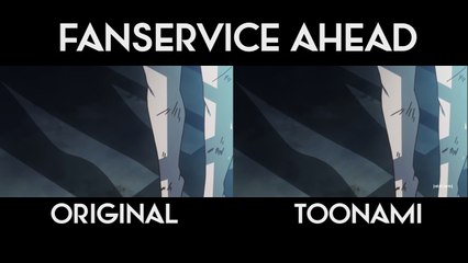 Kill La Kill Episode 19 - Censorship Comparison