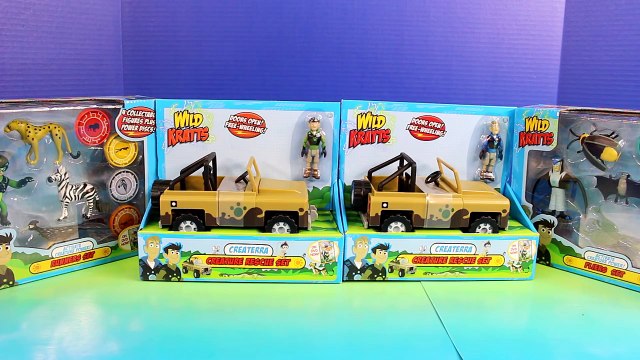 WIld Kratts Creature Rescue Set Chris & Martin Kratt Go On An Animal Safari Adventure