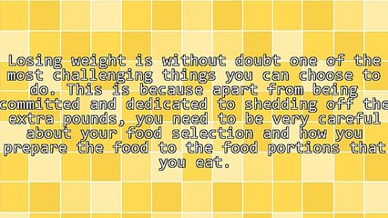 How To Lose Weight Without Doing All The Cooking