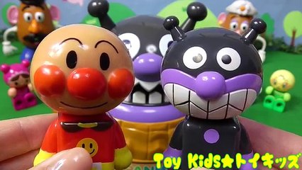アンパンマン おもちゃアニメ がぶがぶバイキンじょうで対決！ Toy Kids トイキッズ animation anpanman テレビ 映画