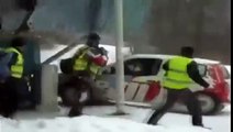 Russian Rally Car Crash Fail! Only in Russia!