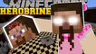 PopularMMOs PAT AND JEN Minecraft: YOU ARE HEROBRINE Custom Command PopularMMOs