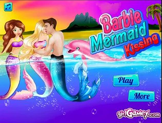 Мультик: Barbie Mermaid Kissing / Барби русалка целуется