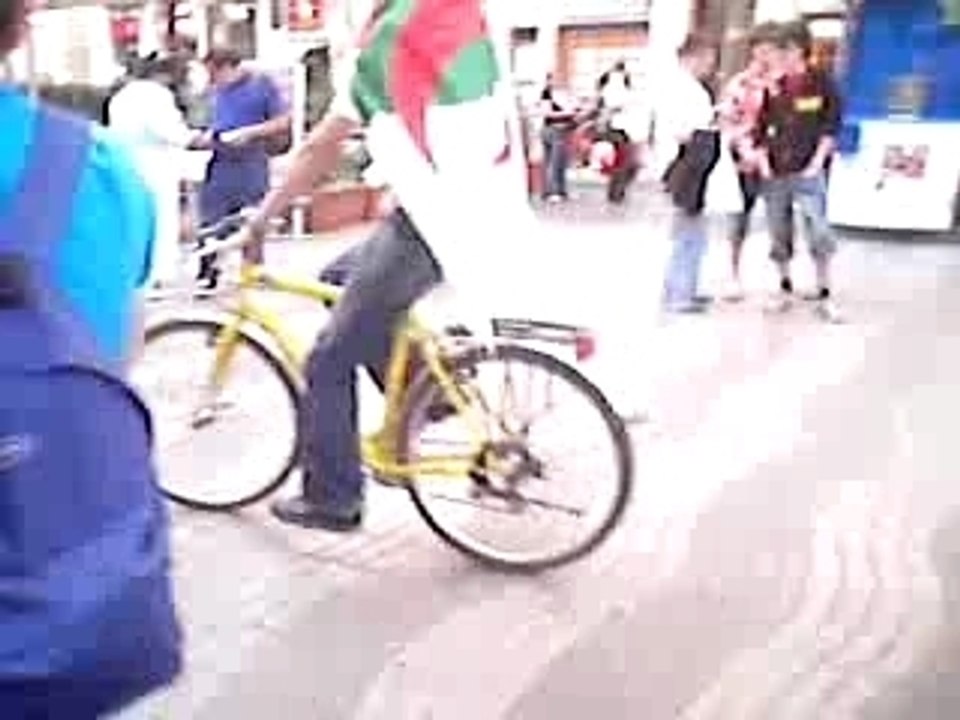 ALGERIE - ARGENTINE les supporteurs à las Ramblas