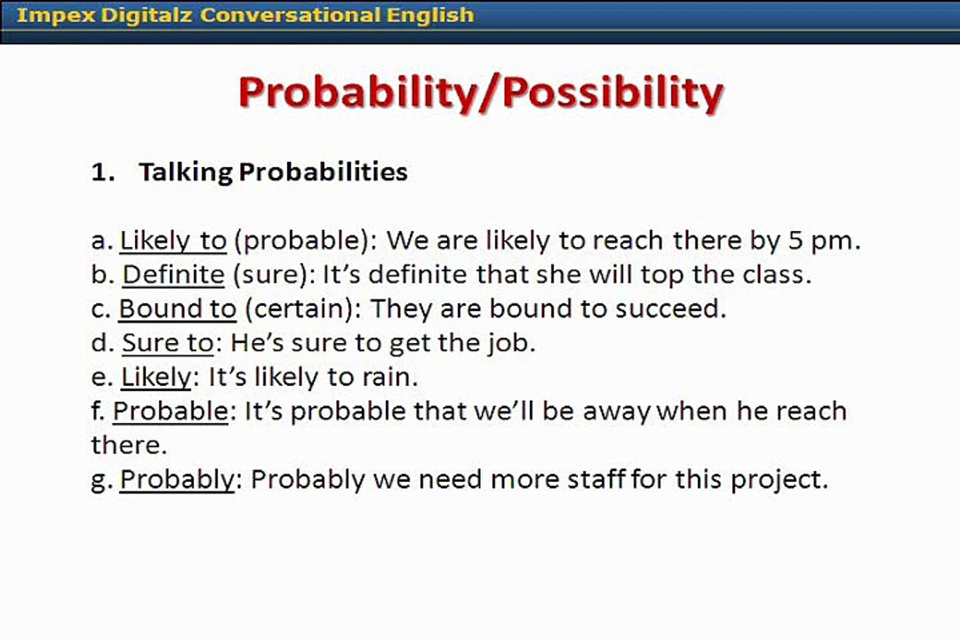 Learn English Language  Urdu and hindi 45. Talkig possibility