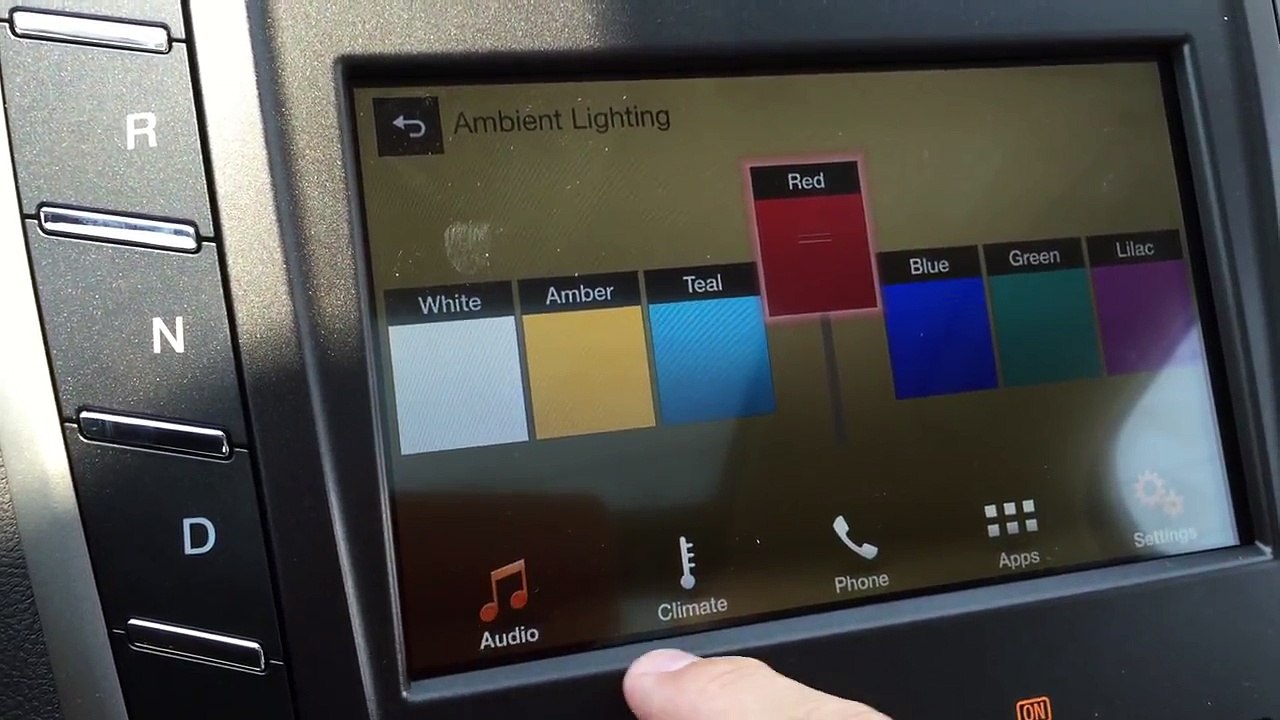 Sync 3 in a Lincoln
