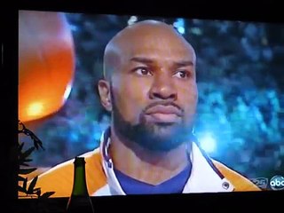 Monica singing the -National Anthem-