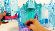 Frozen Elsas Ice Lightup Palace Featuring Olaf Play Doh Bed Toys Review by Disney Cars To