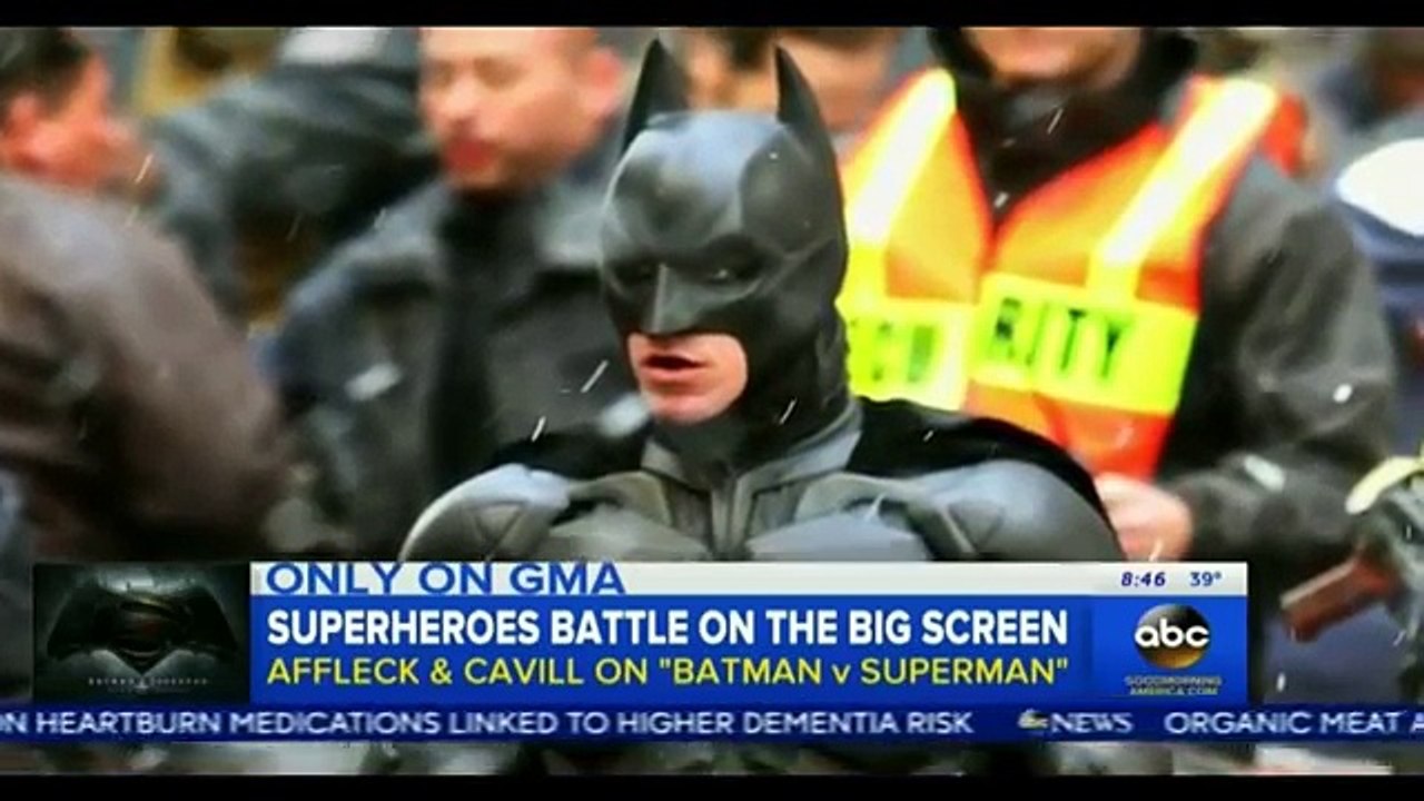 Affleck and Cavill talk 'Batman v Superman' on Good Morning America (News World)