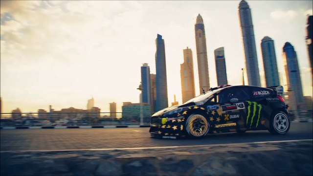 GymKhana 8 MUSIC (Funk), KEN BLOCK en Ford Fiesta parcourt Dubai en Musique!!! (MySelectScene)