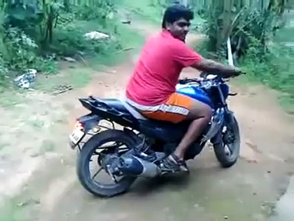 Funny Bike Stunt Accident