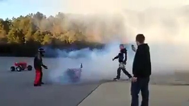 American Bikr Rider Stops A Bike