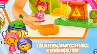 Team Umizoomi Mighty Matching Treehouse with Peppa Pig Learning Numbers and Counting Shape