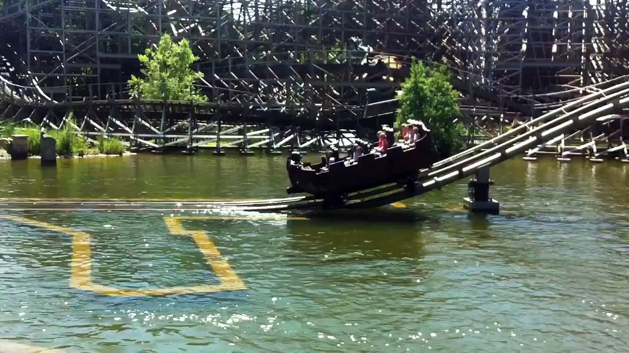 Flying Dutchman- water amusement ride at the Efteling park in Holland