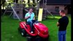 Funny Pranks Gags- Lawnmower Prank Fail