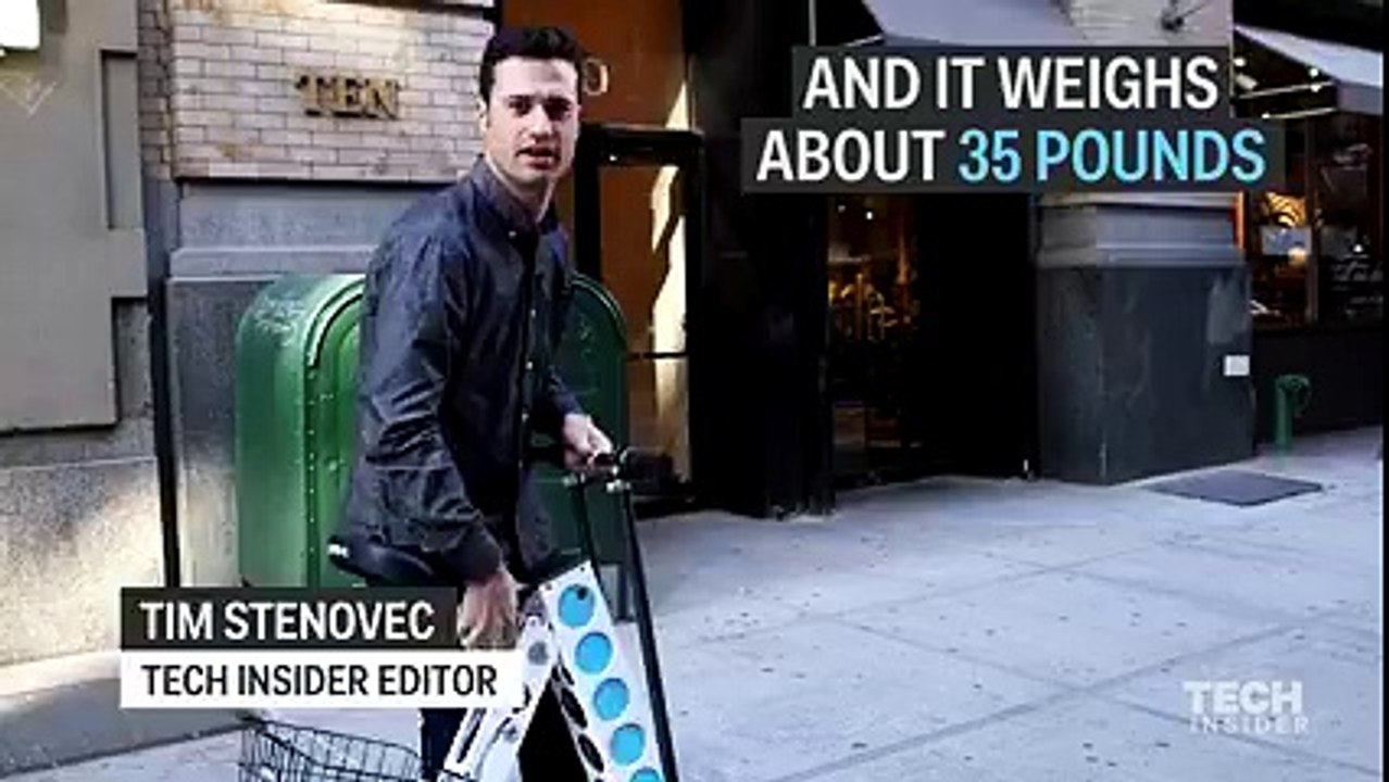 URB-E: Electric Bicycles folded today