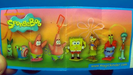 Tải video: Kinder Surprise eggs Nickelodeon SpongeBob Squarepants Surprise egg SpongeBOB!