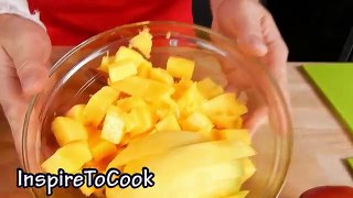 Homemade MANGO ICE CREAM (4 Ingridients!) - Inspire To Cook