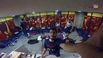 FCB Basket: FC Barcelona players discover the new locker room look