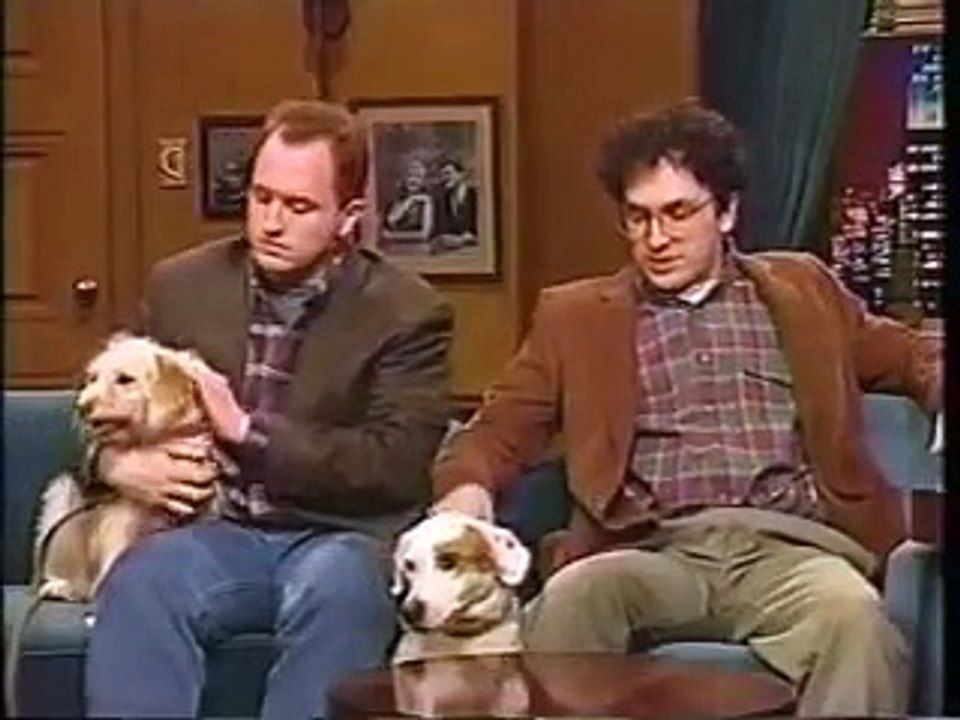 A very, very young Louis CK on Conan in 1993 - with Robert Smigel and a couple of dogs - in a weird, weird sketch.