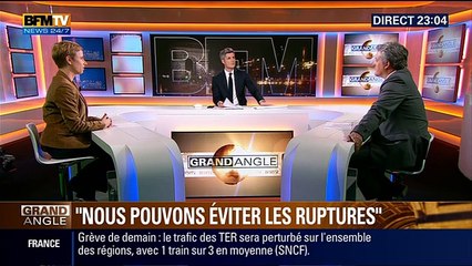 HERAULT - 2016 - Sébastien DENAJA en DEBAT sur BFM TV avec Clementine  AUTAIN sur la loi El KHOMRY