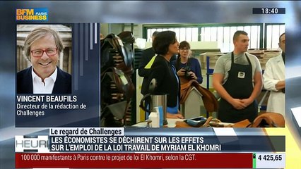 Le regard de Challenges: Les économistes se déchirent sur les effets de la loi Travail sur l'emploi - 09/03