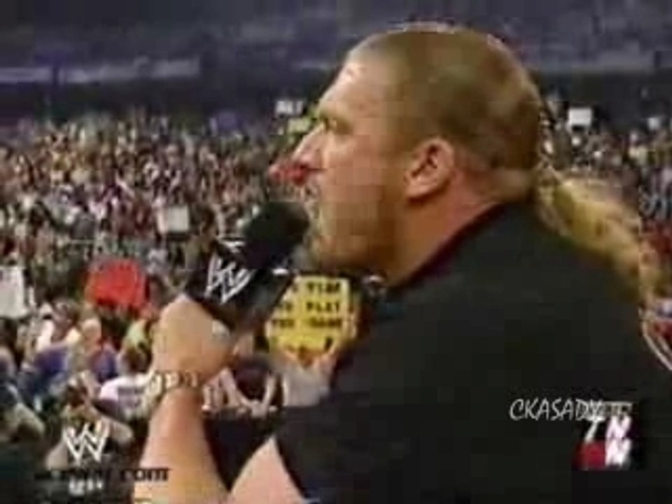 HHH After Pedigreeing HBK