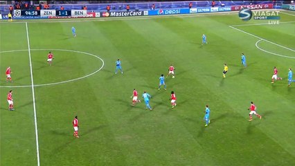Anderson Talisca 1:2 Goal HD - Zenit St. Petersburg 1-2 Benfica - 09-03-2016