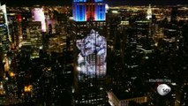 Racing extinction - Extract from the movie - Endangered species projected on Empire State Building