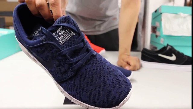 Nike SB Stefan Janoski Max -Midnight Navy- & -Light Crimson- Unboxing Video at Exclucity
