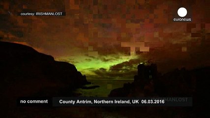 Northern Lights make rare UK appearance