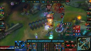 Balls Pentakill - C9 vs Fnatic - #Worlds Group Stage Day 4