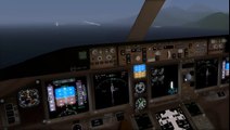 FlightGear Gameplay - Boeing 777-200ER Smooth Landing at VHHH-07L