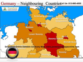 Download Online Editable Germany Map