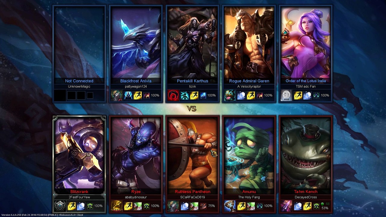 League of Legends: ARAM (All Random All Mid) - Tahm Kench - Part 1 (3/08/2016) /w commentary