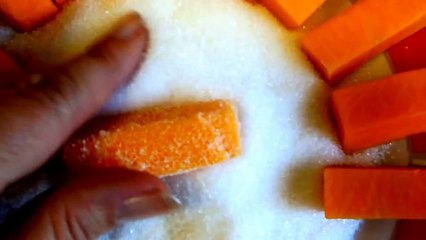 Тыквенные Сахарные Брусочки запеченные в духовке